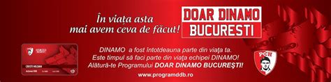 doar dinamo bucuresti program